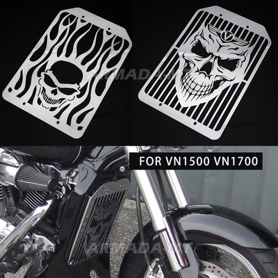 Radiator Cover Grille Water Tank Cooler Grill Guard For Kawasaki Vulcan VN 1700
