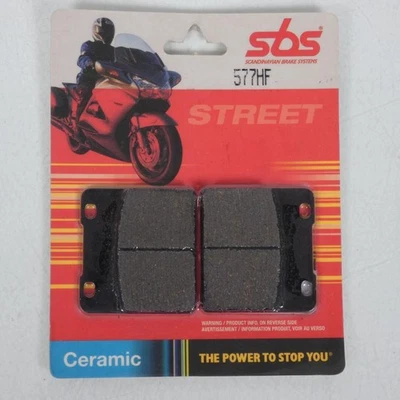 Plaquette frein 577HF CERAMIC SBS pour moto Suzuki 1500 VL INTRUDER LC 1998-01 - Photo 1/2