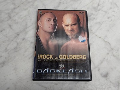 WWE Backlash The Rock vs Goldberg DVD Wrestling Pay Per View Event