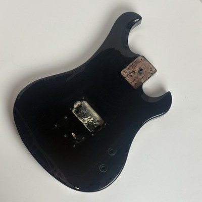 First Act Electric Guitar Body Gloss Black Solid Wood DIY Project Parts Custom