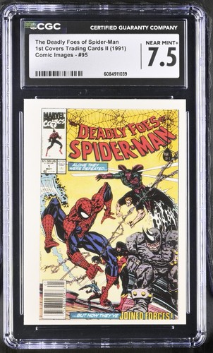 1991 Spider-Man 1st Covers Marvel Comics Presents Card #95 CGC 7.5
