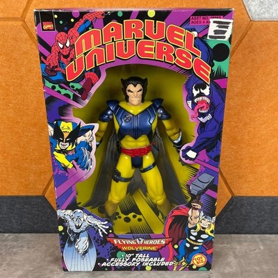 Toy Biz Marvel Universe Flying Heroes Wolverine 10 inch Action Figure 1998 New