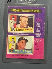 1975 Topps - 1960 Most Valuable Players Roger Maris, Dick Groat #198