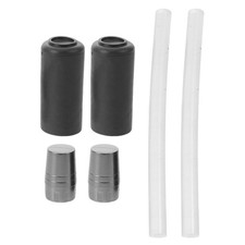 2PCS Umbrella Tip Cap Replacement Metal Umbrella Pole Cap And Rubber Sleeve Kit