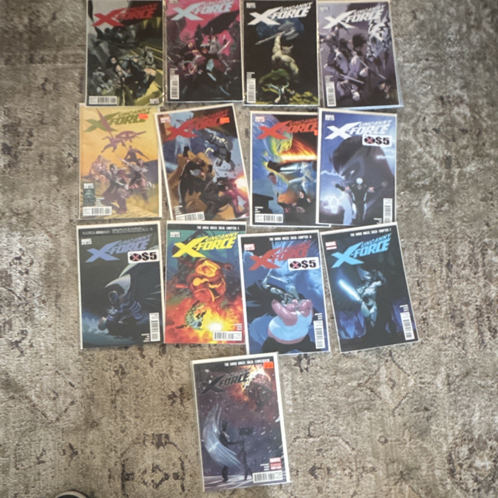 Marvel Comics Uncanny X-Force Comic Book Lot 2011 Remender Variant