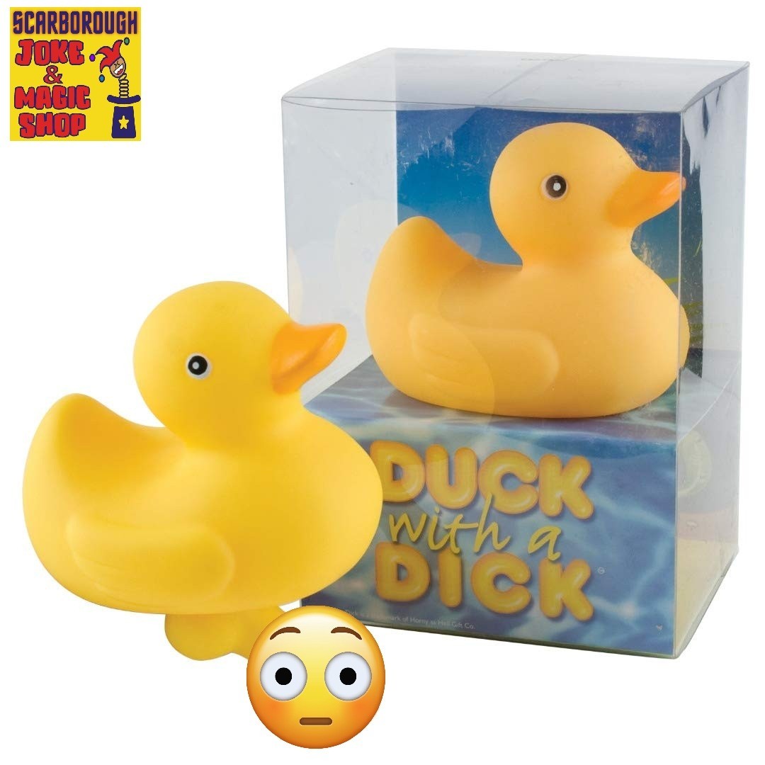 Dicky Rubber Duck ~ Duck with a D*ck! ~ Cheeky Adult Joke Hen Party Gag Gift