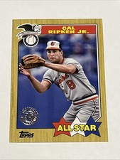 2022 Topps #87AS-9 Cal Ripken Jr. Baltimore Orioles 1987 Baseball All-Stars