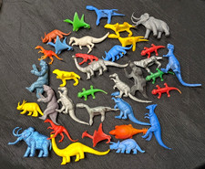 Huge Lot MPC Dinosaurs Plastic Vtg 1960s 1970s Prehistoric Playset Playworn 34