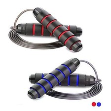 Jump Rope,Jump Ropes for Fitness for Women Men and Kids,Speed Jumping Red,Blue