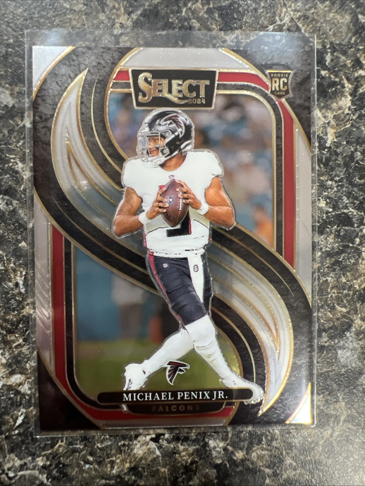 2024 Panini Select - Premier Level Michael Penix Jr. #110 Silver Prizm (RC)