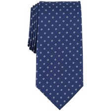  55 Perry Ellis Portfolio Richmond Dot Navy Tie NWT One Size