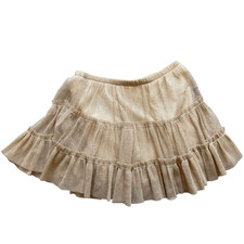 Baby Girls OshKosh Gold Shimmer Tiered Skirt - Sz 18 mo