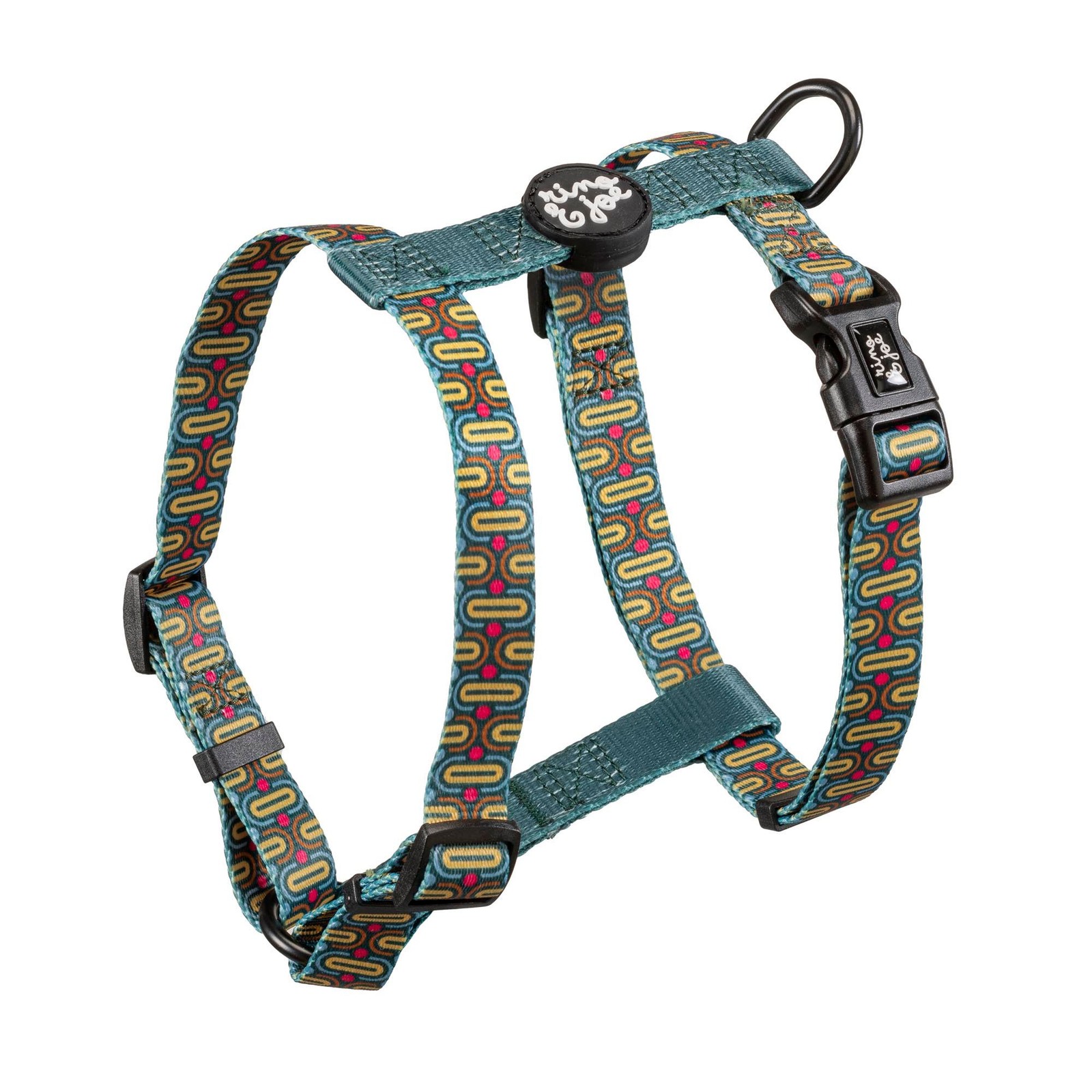 Pettorina Cane XS Lavabile ad H - Robusta, Regolabile, Modello Disco
