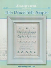 Little Prince Birth Sampler LFT217 by Stoney Creek cross stitch pattern