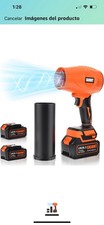 Soplador de aire port til con bater a recargable   incluye 2 bater as de litio