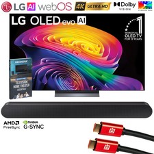 LG 65" OLED evo AI C6 4K Smart webOS TV (2026) w/ Samsung All-in-One Soundbar