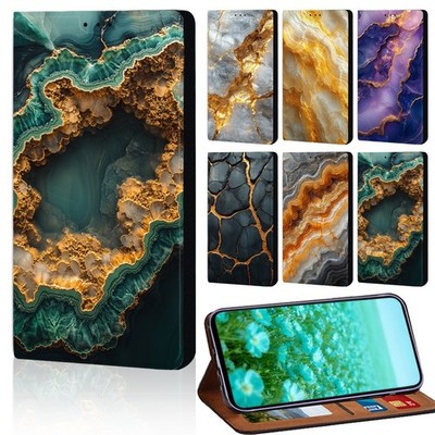 Luxus Textur Design Leder Ständer Cover Case für Huawei P20/P30/P Smart Z