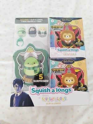 Squishmallows Squish-a-longs Clip-a-longs Harry Potter 12 Packungen in Vitrine