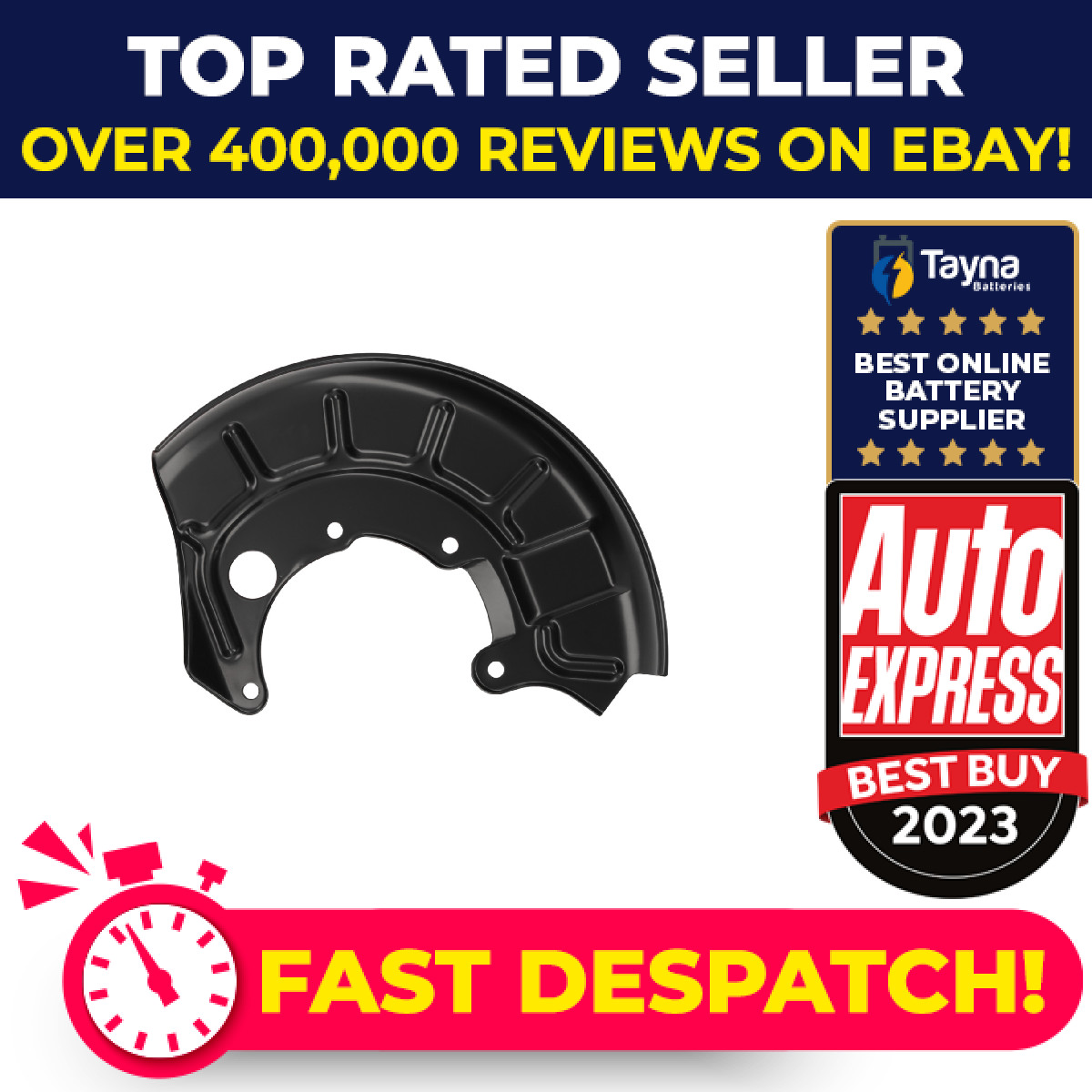Brake Disc Splash Panel Front Left 197533 Febi Guard Plate 191615311A 191615311D