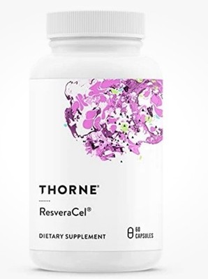 THORNE ResveraCel Dietary Supplement -60 Capsules - Exp: 04/27 New