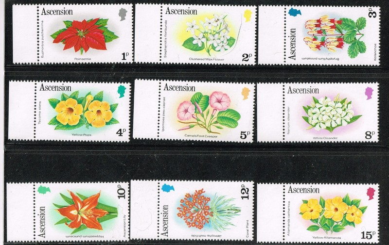 Ascension SC#274-288 OG MNH VF
