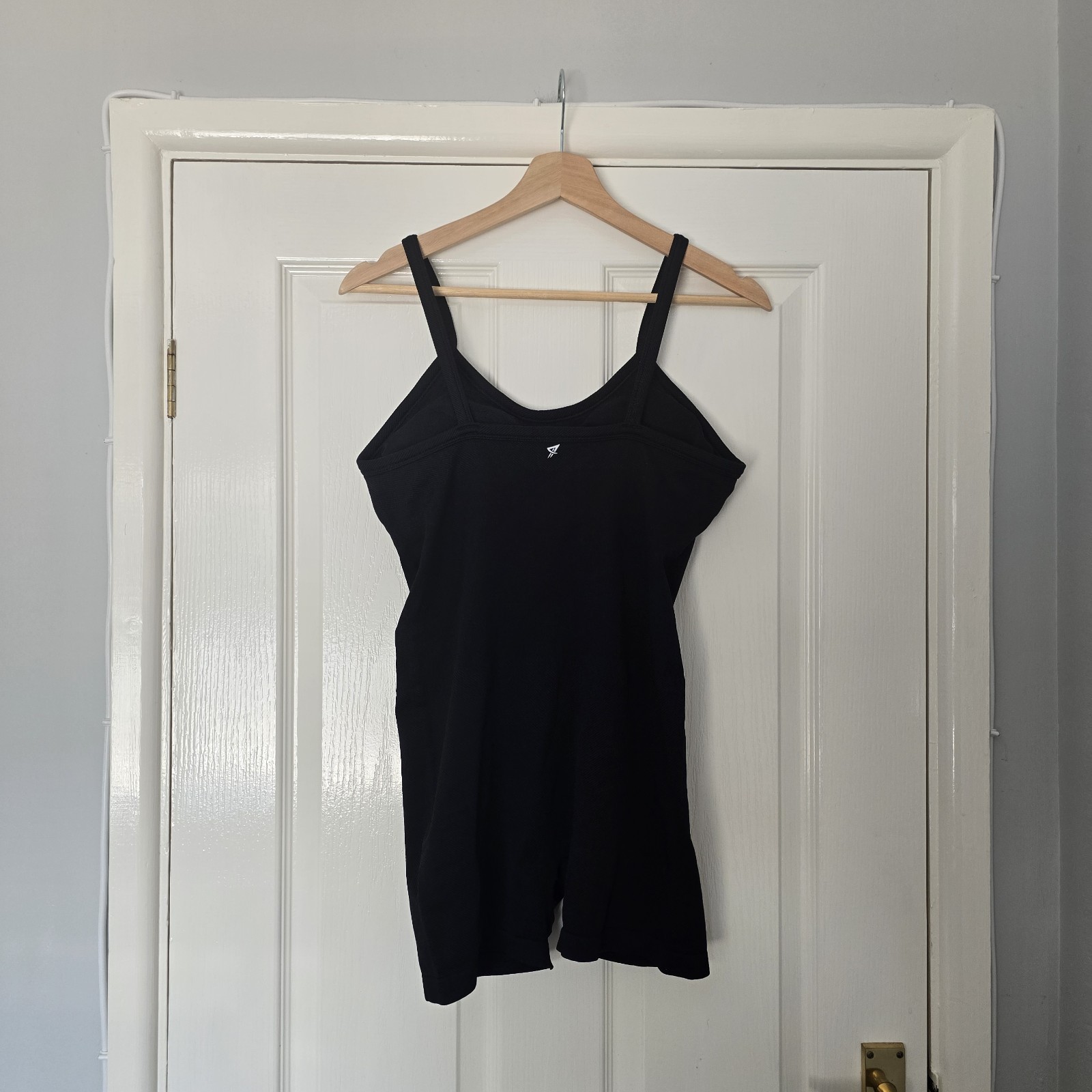 Primark Womens Workout Gym Summer Black Playsuit One-Piece Size Medium (12-14) image 4