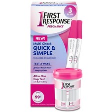 First Response Multi Check Quick  Simple 1 Count Pack of 1 , White