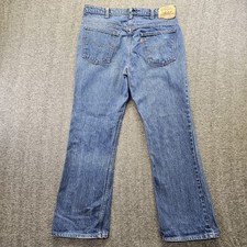 VTG 80s LEVIS 517 Orange Tab Bootcut Jeans 36x31 Saddleman 20517-0217 USA