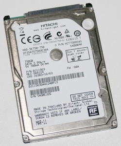Hitachi 5K750-750 HTS547575A9E384 750GB Sata 2,5" PCB 220 0A90269 01 Festplatte
