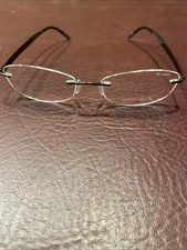 Silhouette Eyeglasses 4262 40 6056 Titan Brown Rimless Frame Austria 52[]17 140
