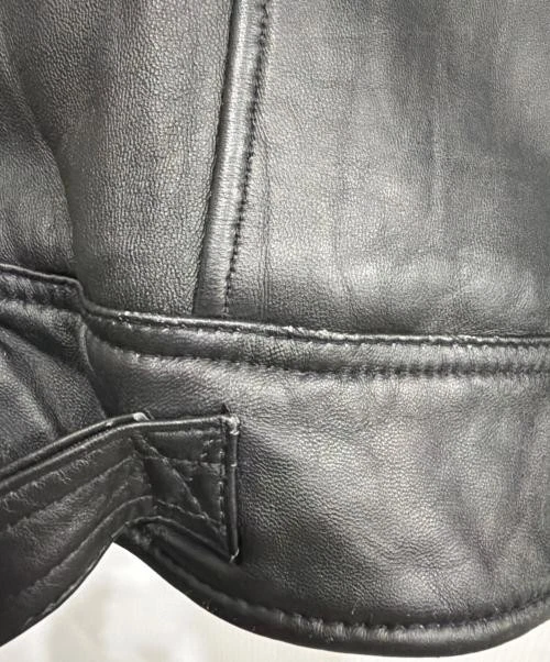 JACKROSE                    Lamb leather jacket black 240704J image 10