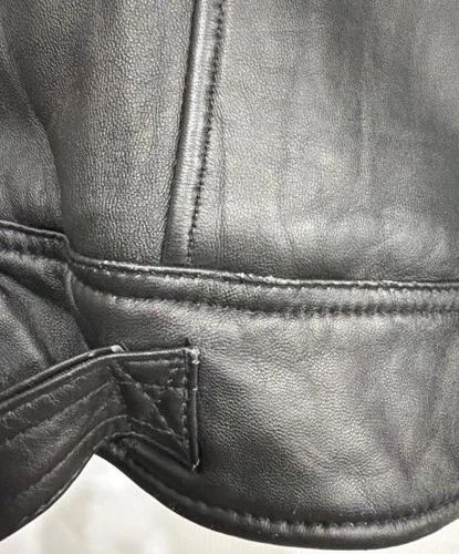 JACKROSE                    Lamb leather jacket black 240704J image 10