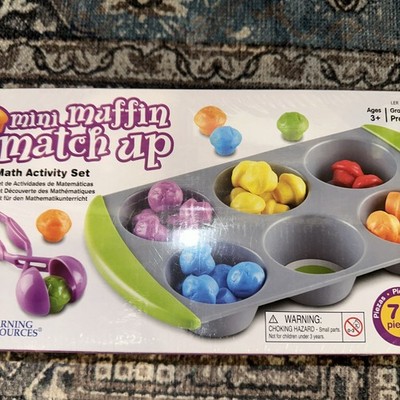 Learning Resources Mini Muffin Match Up Activity Set Brand New And Sealed