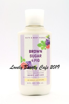 BATH & BODY WORKS / BROWN SUGAR & FIG / DAILY NOURISHING BODY LOTION / 8 FL OZ