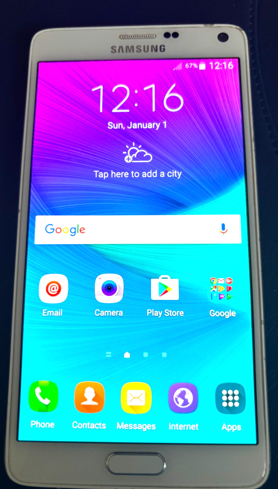 Samsung Galaxy Note 4 SM-910C International version 32GB Whi