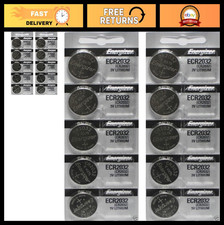 CR2032 3V Lithium Coin Batteries - 10 Pack 2x5 - Long-lasting Power, Original