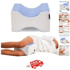 Knee Pillow for Side Sleepers, Large Comfortable Memory Foam Leg Pillow for Side