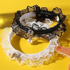 Elegant Lace Cat Collar Adorable Style Suitable for Small Medium Cat Breeds NEW