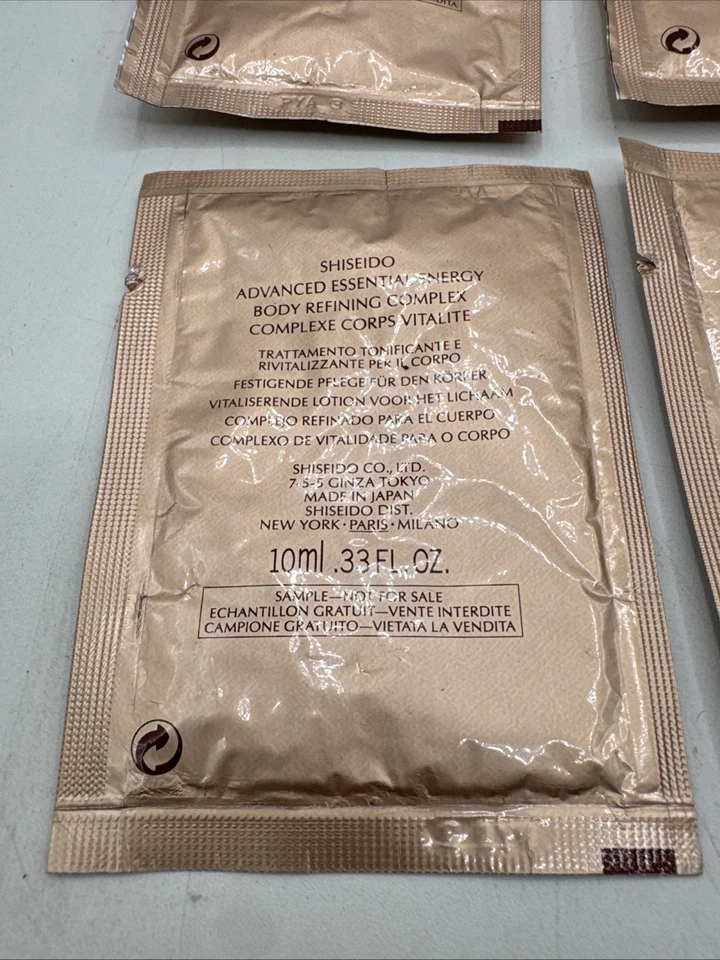 Set Of 10 Shiseido Advanced Essential Energy Body Refining 10ml Discontinued - Image 4 of 4