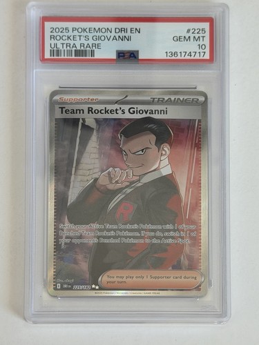 Team Rocket's Giovanni graded PSA 10 for sale on eBay