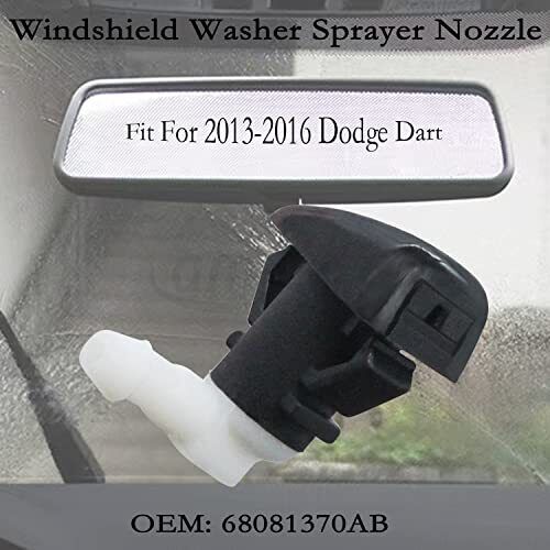 2 PCS Windshield Washer Nozzles Wiper Spray Replacement Fit For 2013-2016 - Picture 3 of 7