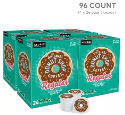 The Original Donut Shop Regular Coffee, Medium Roast, 96ct. Free Shipping
