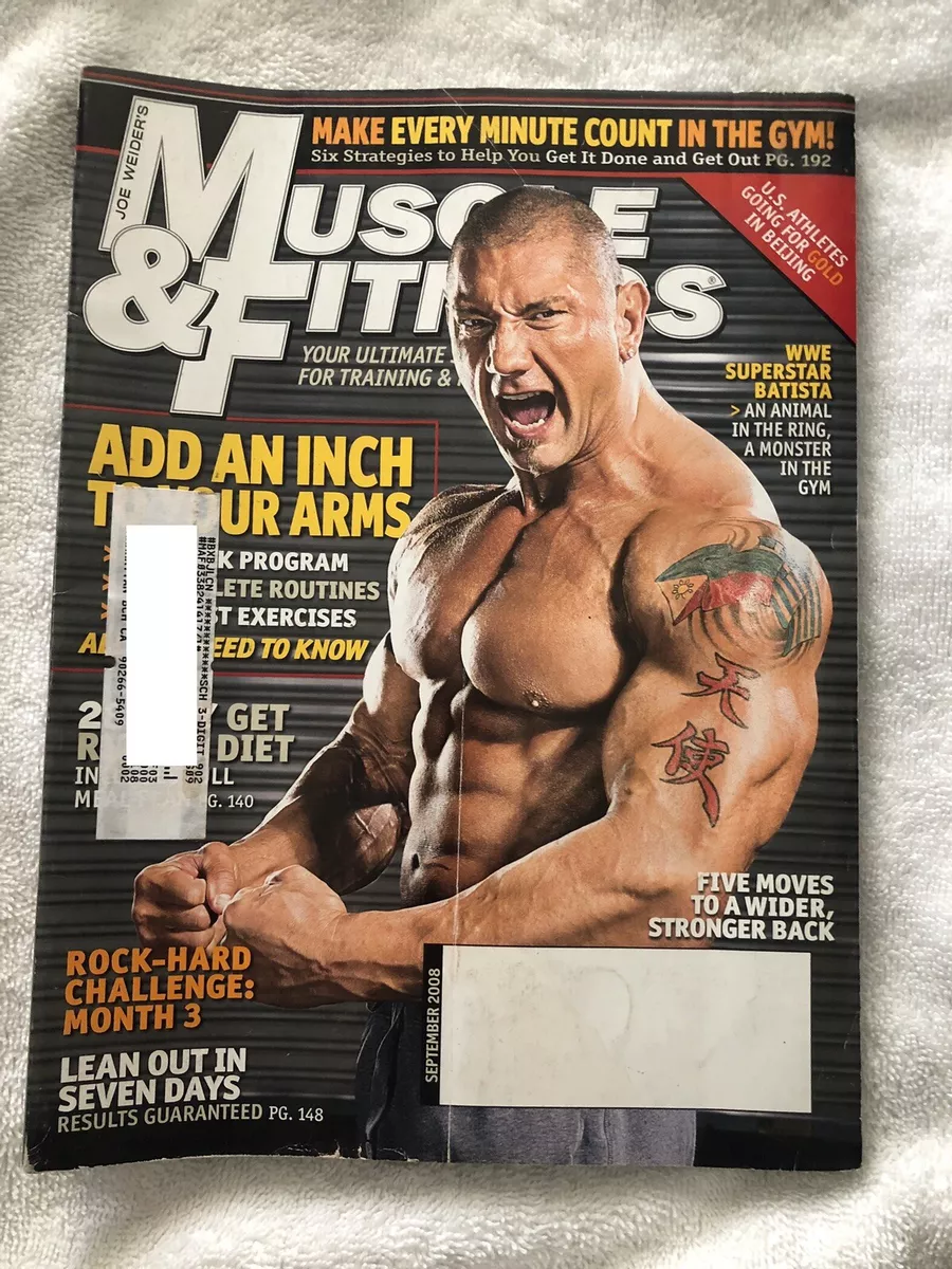 Dave Bautista (Batista) - Check out the November Muscle & Fitness at  newsstands now!