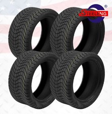 4 Steeleng Golf Cart 21540-12 18.5x8-12 Street Low Profile Tires Dot