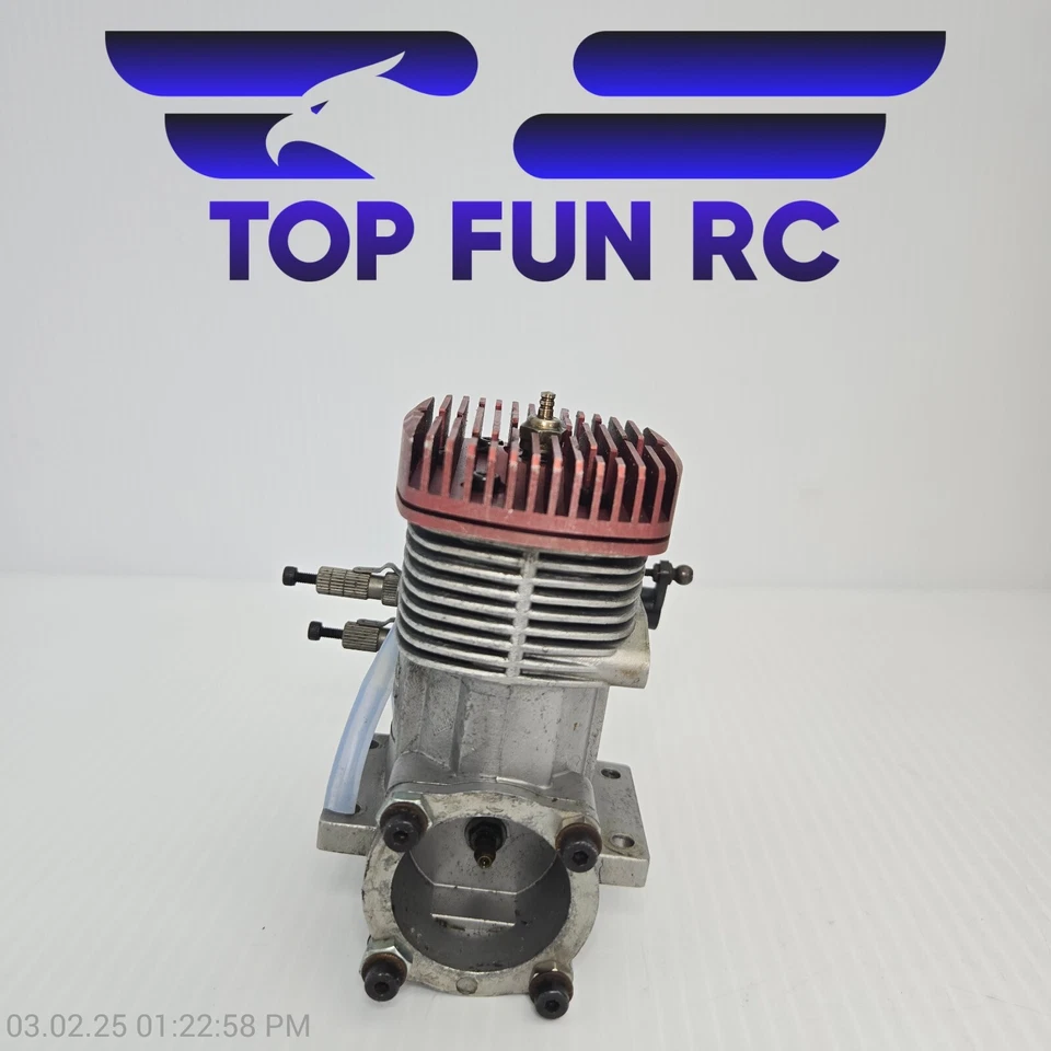 YS 91SR Helicopter Engine Made in Japan w/ Side Muffler - Image 3 of 4