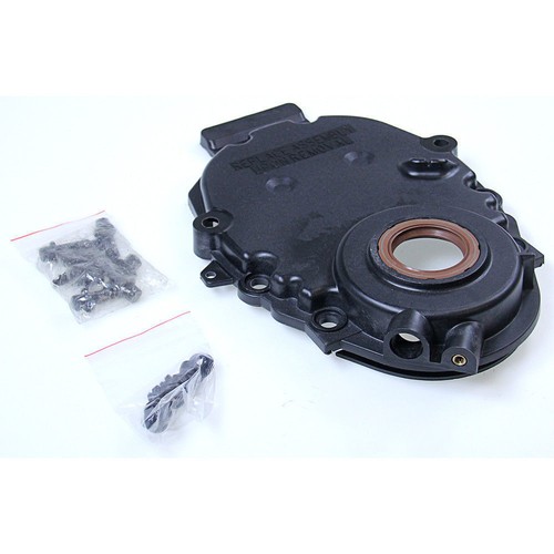 Chevy GMC 5.0 305 5.7 350 Vortec Timing Cover with crank sensor hole