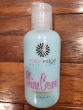 COLOR EDGE HAIR CARE SHINE CREAM LEAVE IN CONDITIONER NET 5 FL OZ 148 ML ALMOND