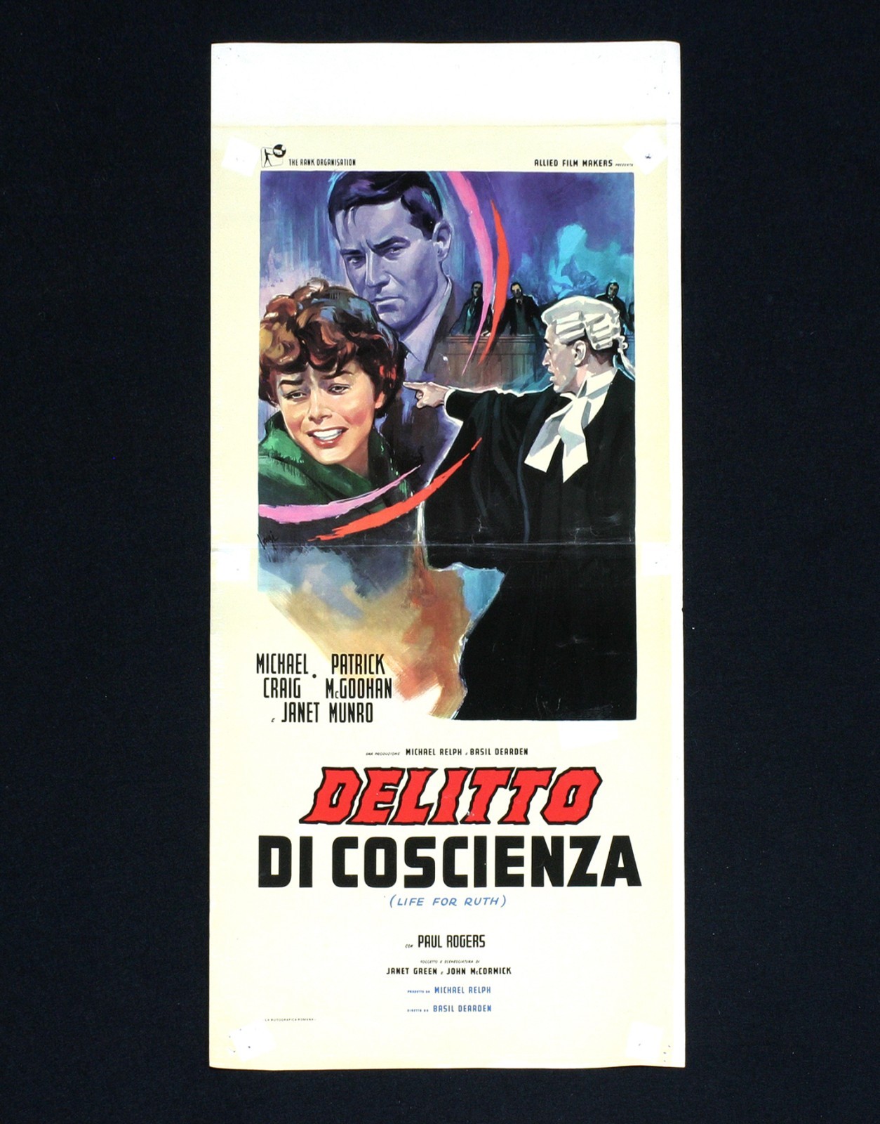 Locandina di Delitto di coscienza (1962)