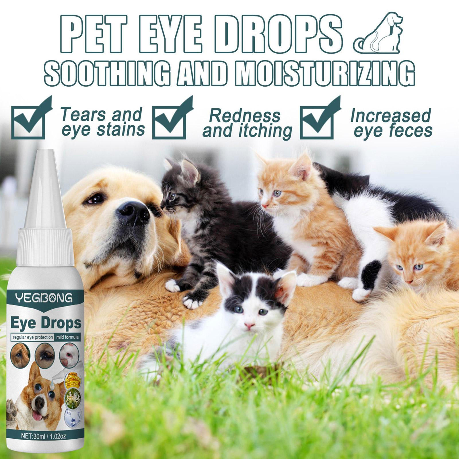 Pet Eye Drops 30ml Cataract Drops For Pet Eye Lubricant Drop Lanosterol