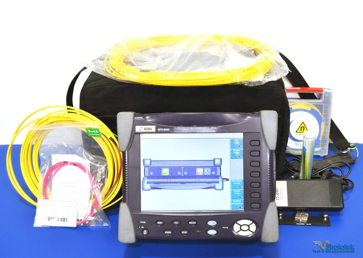 JDSU MTS-8000 Scalable Multitest Platform Fiber OTDR HD and OTDR